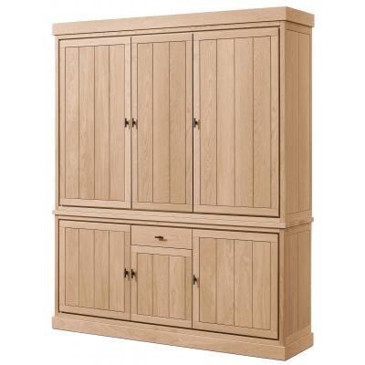 Jura 3 Door Sideboard & Solid Hutch